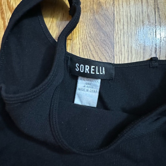 Sorella 1 sleeve tank top black ONE SIZE SAME DAY SHIP - Picture 2 of 3